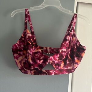 Tye dye 2 piece Bikini. Scrunch butt. Never worn.